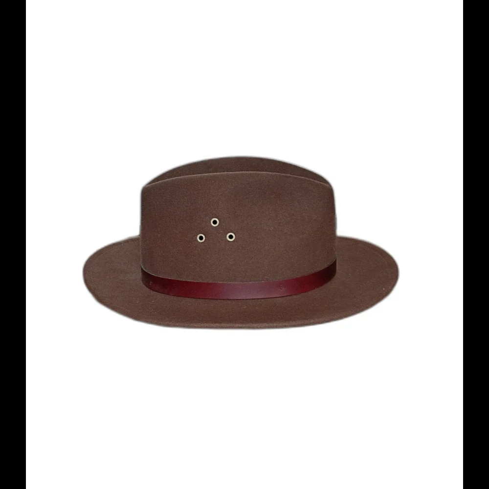 Country Gentleman Lite Felt Safari Hat Medium Brown Made in USA